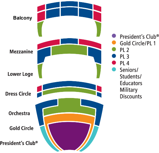 San Miguel Amphitheatre Seating Chart