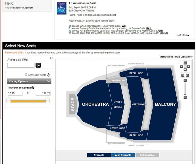 My Broadway San Go Account Step 5 When Choosing Your Seats Remember That All Ages Need A Ticket For Broadway San Go Performances Regardless Of Age Most Shows We Discourage
