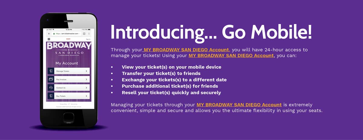 Broadway San Diego Seating Chart