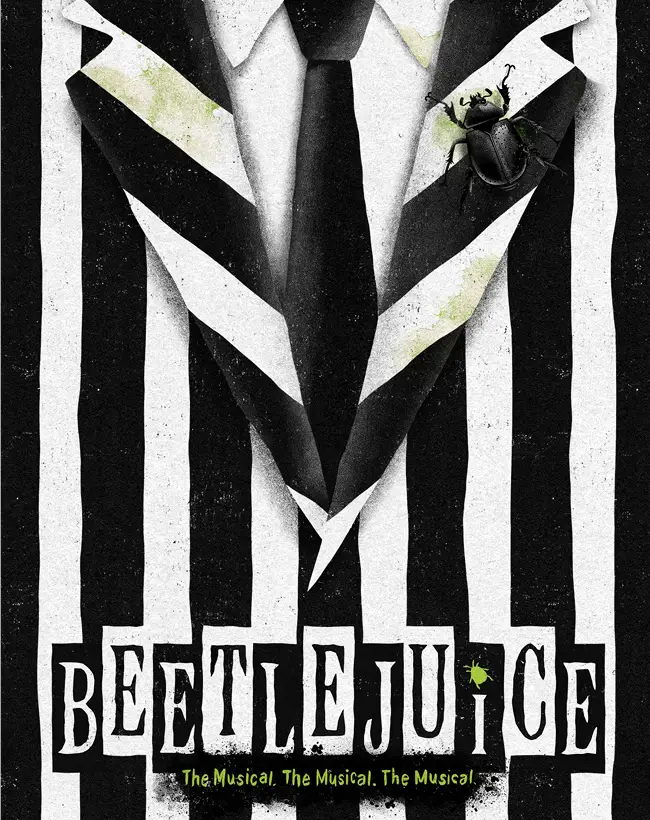 Beetlejuice show poster artwork